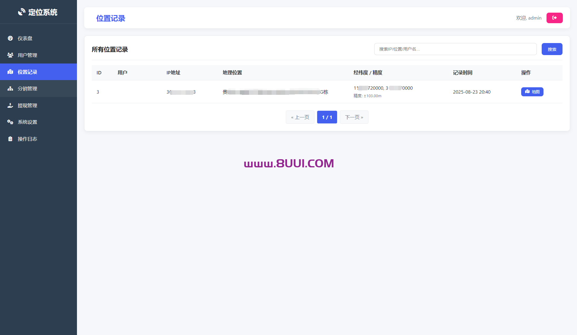 IP定位系统源码 二开版